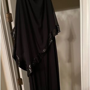 R&M Richards black evening maxi dress!